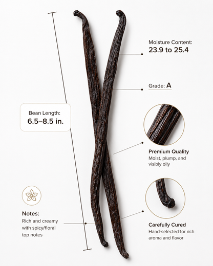 Zanzinilla - Premium Zanzibar Vanilla Beans (2X)